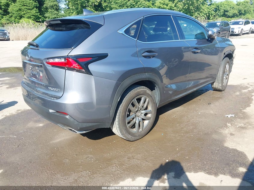 2016 Lexus Nx VIN JTJBARBZ2G2054224 IAAI salvage auction — FRONT END, Salvage - Greater Than 75% (Maryland), sold $6,100 on 2026-07-09 (photo 4)