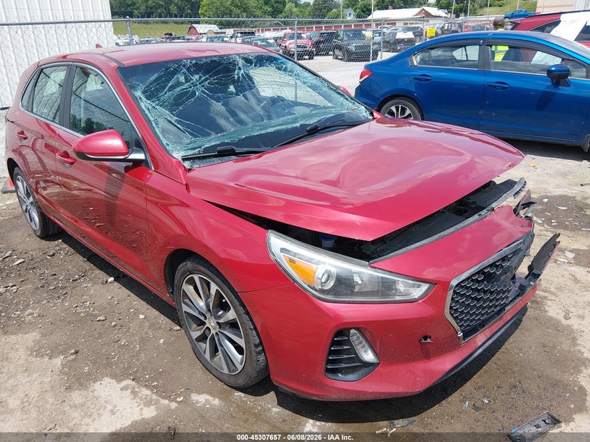 2018 Hyundai Elantra VIN KMHH35LEXJU078256 IAAI salvage auction — FRONT END, Salvage (West Virginia), sold $1,300 on 2026-07-24 (photo 1)