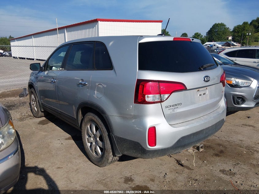 2015 Kia Sorento VIN 5XYKTCA60FG610973 IAAI salvage auction — NORMAL WEAR, Clear-Dealer Only (West Virginia), sold $525 on 2026-07-09 (photo 3)