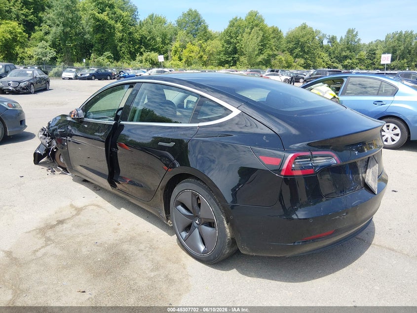 2019 Tesla Model 3 VIN 5YJ3E1EA9KF306625 IAAI salvage auction — LEFT FRONT, Salvage (Connecticut), sold $3,600 on 2026-07-23 (photo 3)