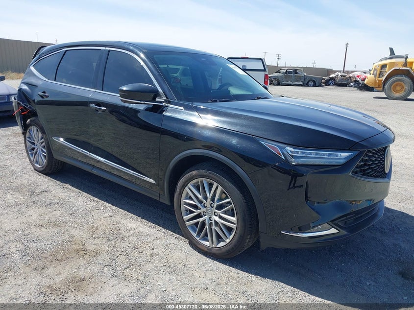 2022 Acura Mdx VIN 5J8YE1H87NL050308 IAAI salvage auction — REAR END, Salvage Title, sold $5,600 on 2026-07-09 (photo 1)