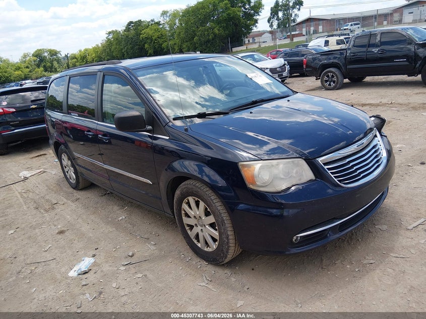 2014 Chrysler Town & country VIN 2C4RC1BG6ER399010 IAAI salvage auction — LEFT SIDE, Salvage Title, sold $25 on 2026-07-23 (photo 1)