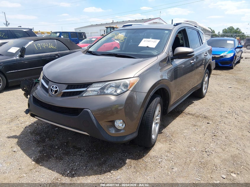 2013 Toyota Rav 4 VIN JTMRFREV9DD047069 IAAI salvage auction — RIGHT FRONT, Salvage Title, sold $4,300 on 2026-07-22 (photo 2)