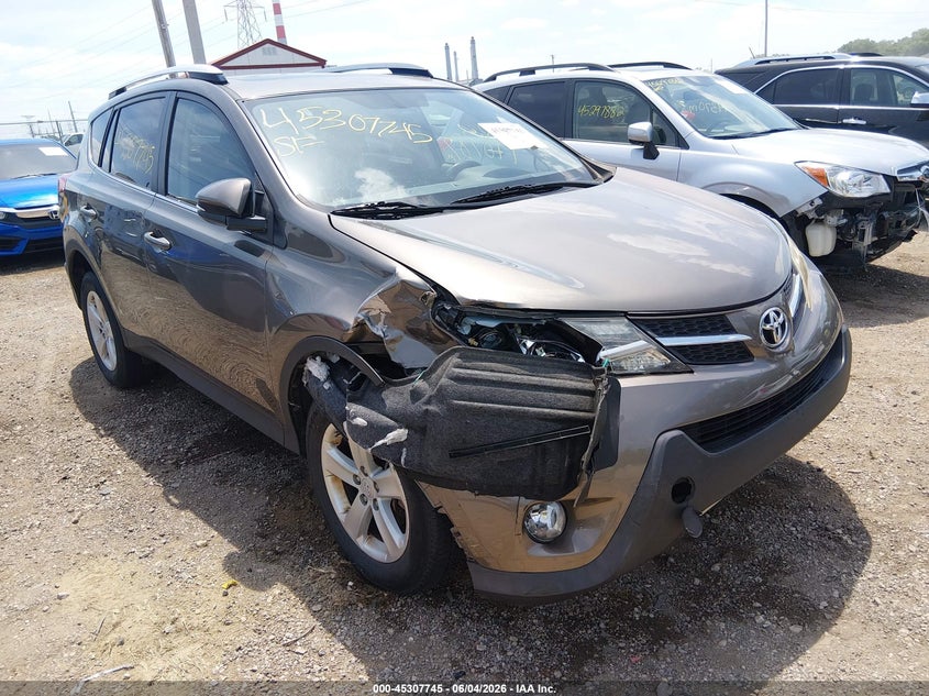 2013 Toyota Rav 4 VIN JTMRFREV9DD047069 IAAI salvage auction — RIGHT FRONT, Salvage Title, sold $4,300 on 2026-07-22 (photo 6)