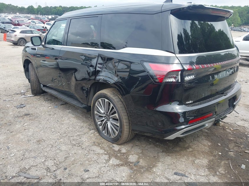 2025 Infiniti Qx80 VIN JN8AZ3DB5S9402574 IAAI salvage auction — SIDE, Wait Title, sold $33,250 on 2026-09-27 (photo 3)