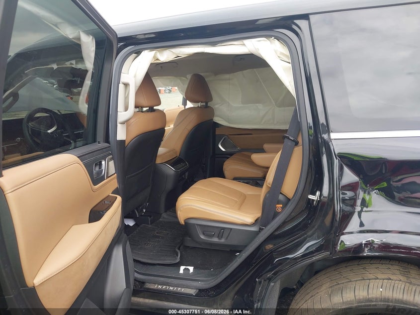 2025 Infiniti Qx80 VIN JN8AZ3DB5S9402574 IAAI salvage auction — SIDE, Wait Title, sold $33,250 on 2026-09-27 (photo 8)