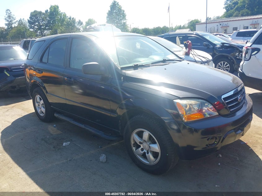 2007 Kia Sorento VIN KNDJD736875675187 IAAI salvage auction — NORMAL WEAR, Salvage (North Carolina), sold $425 on 2026-07-06 (photo 1)