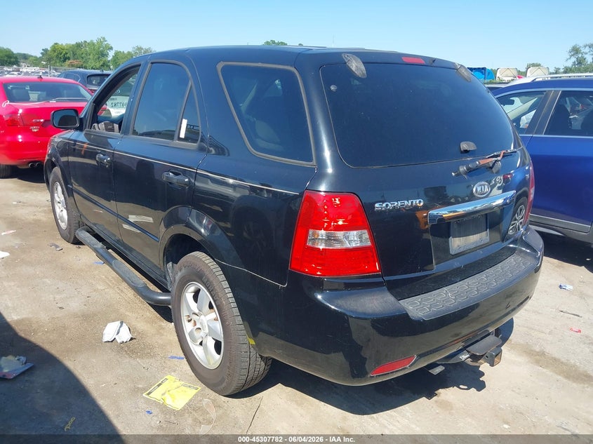 2007 Kia Sorento VIN KNDJD736875675187 IAAI salvage auction — NORMAL WEAR, Salvage (North Carolina), sold $425 on 2026-07-06 (photo 3)