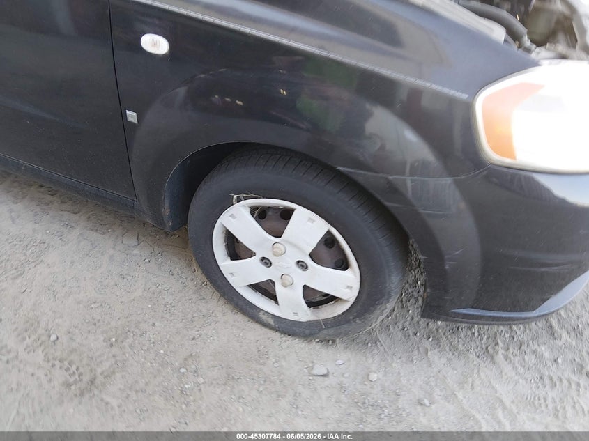 2008 Chevrolet Aveo VIN KL1TD56618B011218 IAAI salvage auction — UNKNOWN, Clear (Maryland), sold $275 on 2026-07-09 (photo 6)