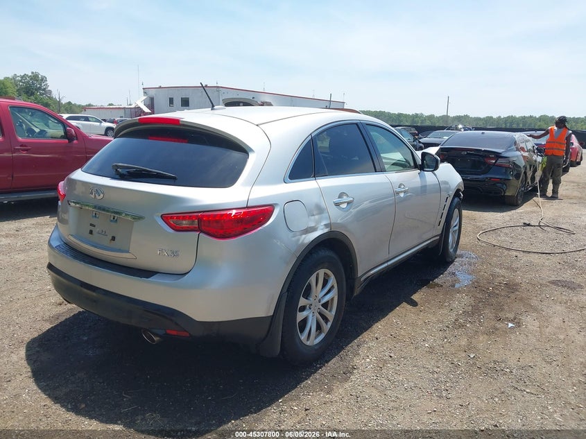 2012 Infiniti Fx VIN JN8AS1MW8CM150037 IAAI salvage auction — FRONT END, Salvage Title, sold $675 on 2026-07-22 (photo 4)