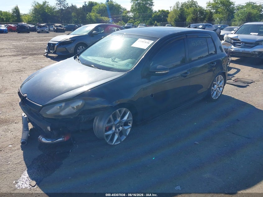 2011 Volkswagen Gti VIN WVWHV7AJ5BW255764 IAAI salvage auction — LEFT FRONT, Clear (Virginia), sold $1,500 on 2026-07-28 (photo 2)