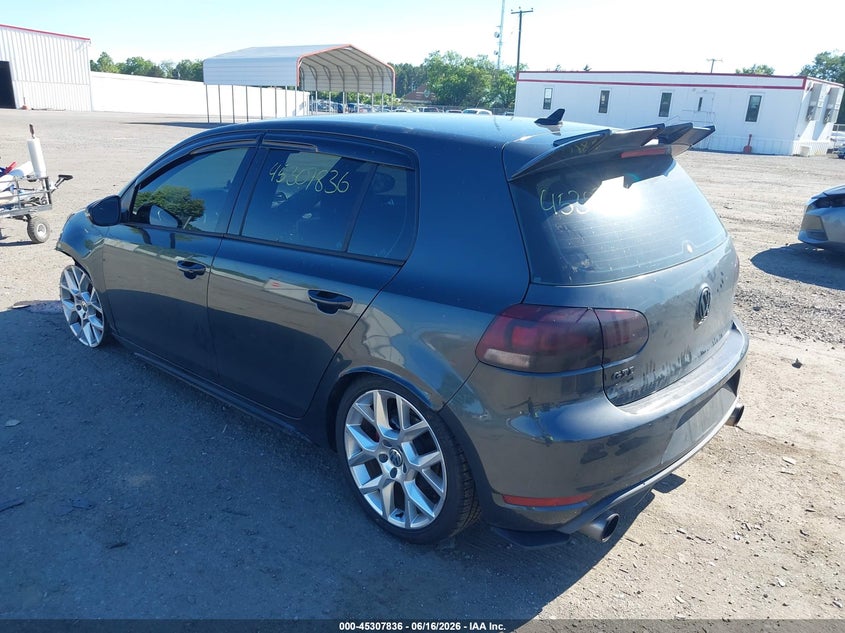 2011 Volkswagen Gti VIN WVWHV7AJ5BW255764 IAAI salvage auction — LEFT FRONT, Clear (Virginia), sold $1,500 on 2026-07-28 (photo 3)