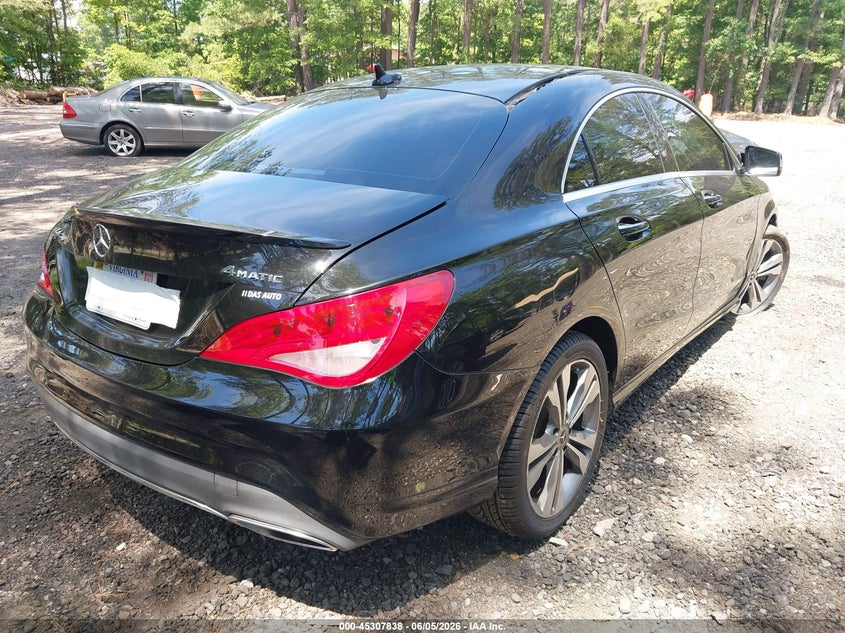 2018 Mercedes-benz Cla-klasse VIN WDDSJ4GB0JN691951 IAAI salvage auction — FRONT & REAR, Salvage (Virginia), sold $75 on 2026-07-28 (photo 4)