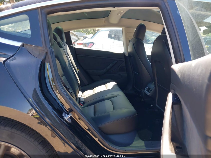 2018 Tesla Model 3 VIN 5YJ3E1EB4JF068190 IAAI salvage auction — LEFT REAR, Salvage Title, sold $6,500 on 2026-07-07 (photo 8)