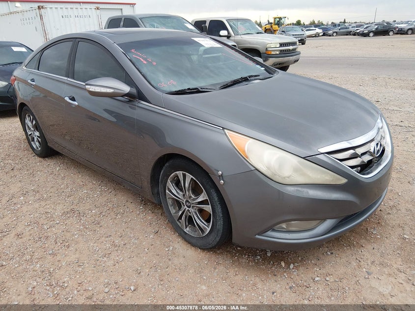 2013 Hyundai Sonata VIN 5NPEC4AC2DH610777 IAAI salvage auction — FRONT END, Original (Texas), sold $25 on 2026-07-22 (photo 1)
