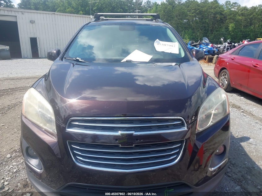 2015 Chevrolet Trax VIN KL7CJNSB5FB067645 IAAI salvage auction — NORMAL WEAR, Clear (Georgia), sold $550 on 2026-07-21 (photo 6)