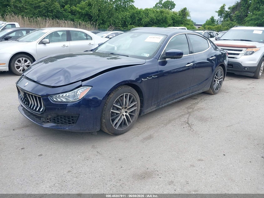 2019 Maserati Ghibli VIN ZAM57YTA8K1338453 IAAI salvage auction — FRONT END, Salvage - Greater Than 75% (Maryland), sold $3,950 on 2026-08-08 (photo 2)