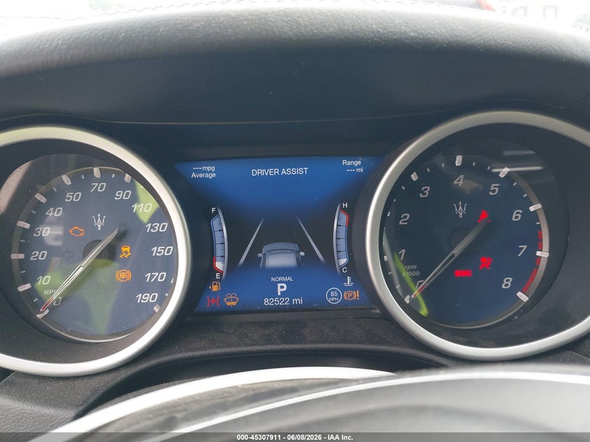 2019 Maserati Ghibli VIN ZAM57YTA8K1338453 IAAI salvage auction — FRONT END, Salvage - Greater Than 75% (Maryland), sold $3,950 on 2026-08-08 (photo 7)