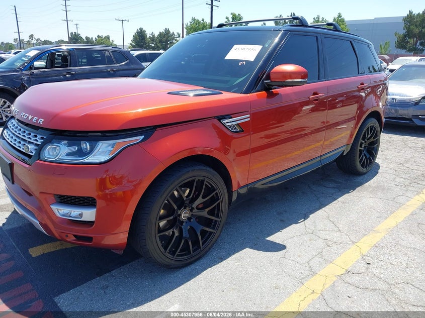 2014 Land rover Range rover sport VIN SALWR2WFXEA314384 IAAI salvage auction — RIGHT SIDE, Salvage Title, sold $2,650 on 2026-07-21 (photo 2)