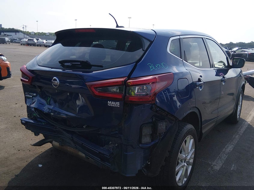 2021 Nissan Rogue VIN JN1BJ1AV7MW302932 IAAI salvage auction — FRONT & REAR, Salvage (New Jersey), sold $3,625 on 2026-07-27 (photo 4)