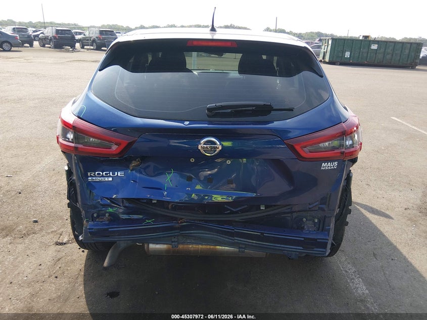 2021 Nissan Rogue VIN JN1BJ1AV7MW302932 IAAI salvage auction — FRONT & REAR, Salvage (New Jersey), sold $3,625 on 2026-07-27 (photo 6)