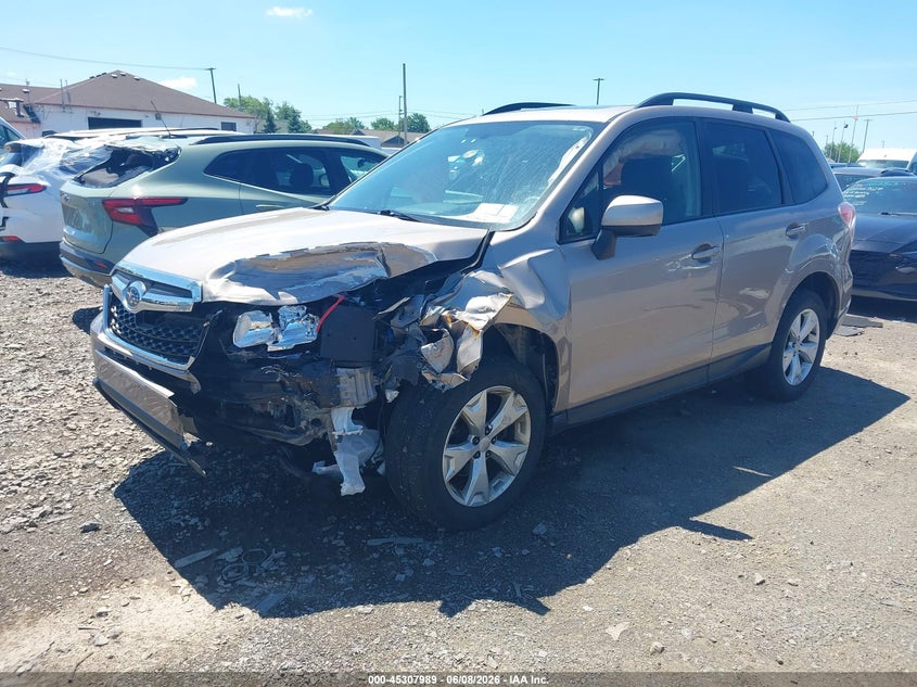 2016 Subaru Forester VIN JF2SJADC3GH406660 IAAI salvage auction — LEFT FRONT, Salvage Title, sold $1,425 on 2026-07-15 (photo 2)