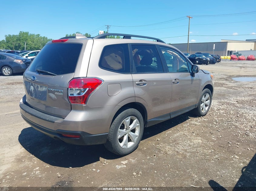 2016 Subaru Forester VIN JF2SJADC3GH406660 IAAI salvage auction — LEFT FRONT, Salvage Title, sold $1,425 on 2026-07-15 (photo 4)