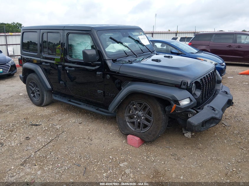 2024 Jeep Wrangler / VIN 1C4PJXDN1RW103254 IAAI salvage auction — FRONT END, Salvage Title, sold $12,050 on 2026-07-09 (photo 1)