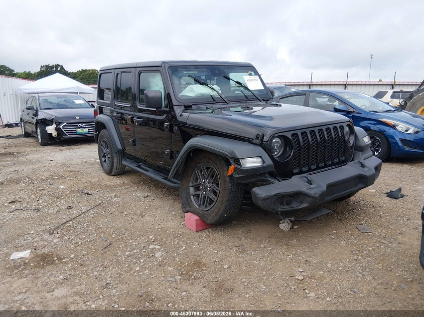 2024 Jeep Wrangler / VIN 1C4PJXDN1RW103254 IAAI salvage auction — FRONT END, Salvage Title, sold $12,050 on 2026-07-09 (photo 6)