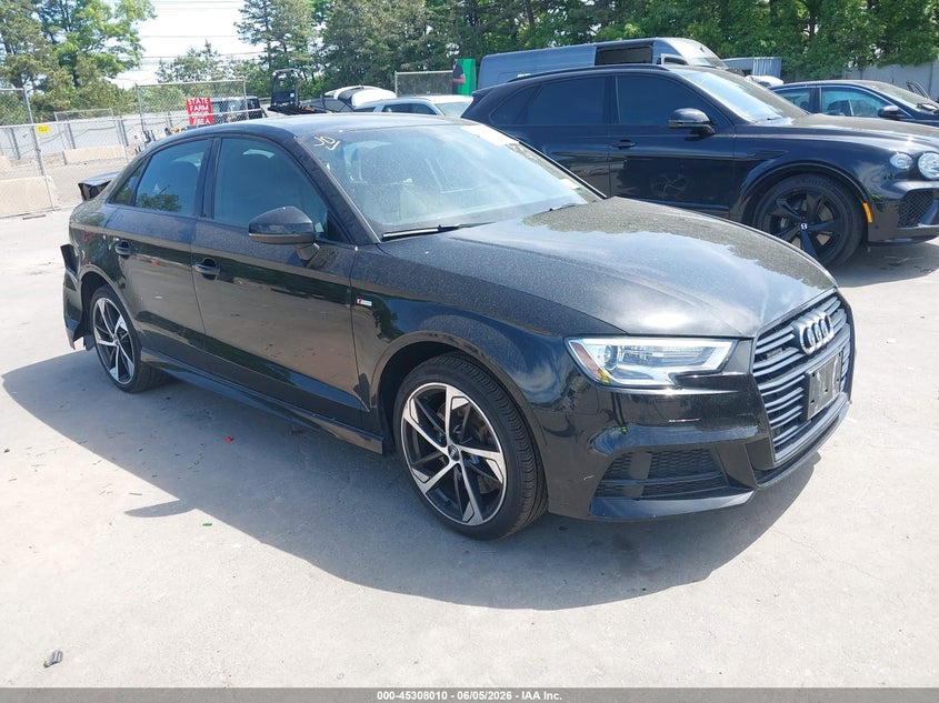 2020 Audi A3 VIN WAUBEGFFXLA103792 IAAI salvage auction — REAR END, Salvage Title, sold $5,525 on 2026-07-07 (photo 1)