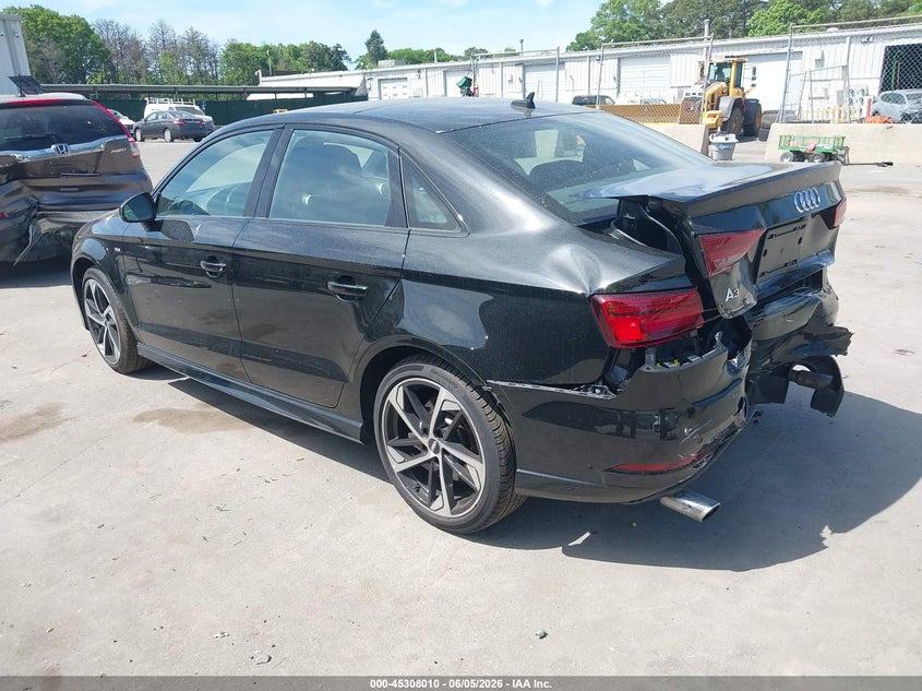2020 Audi A3 VIN WAUBEGFFXLA103792 IAAI salvage auction — REAR END, Salvage Title, sold $5,525 on 2026-07-07 (photo 3)