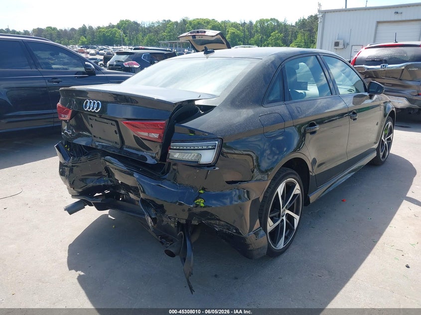 2020 Audi A3 VIN WAUBEGFFXLA103792 IAAI salvage auction — REAR END, Salvage Title, sold $5,525 on 2026-07-07 (photo 4)