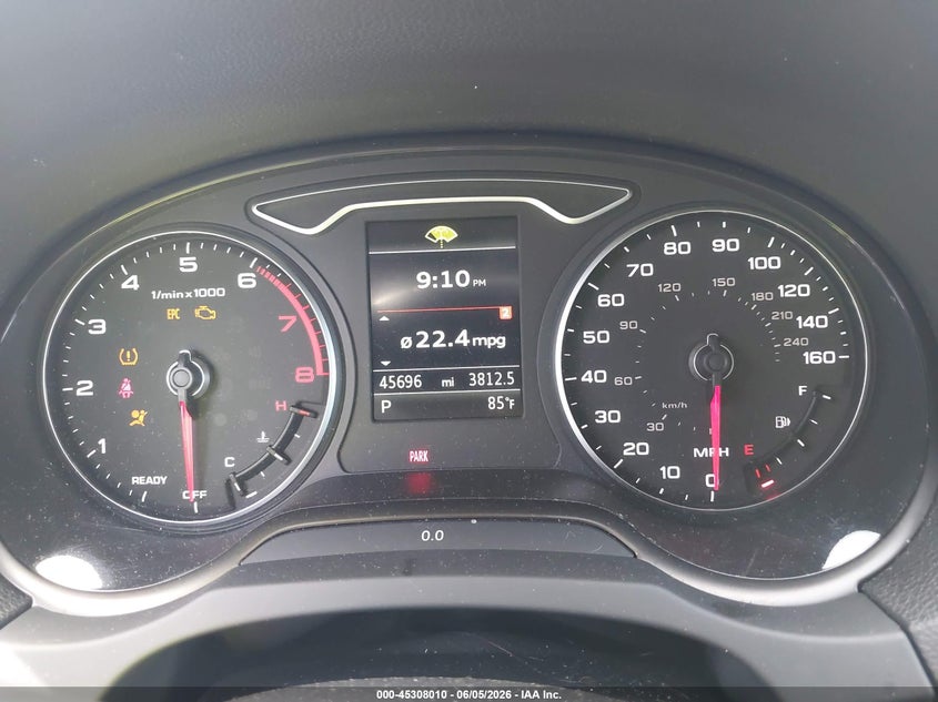 2020 Audi A3 VIN WAUBEGFFXLA103792 IAAI salvage auction — REAR END, Salvage Title, sold $5,525 on 2026-07-07 (photo 7)