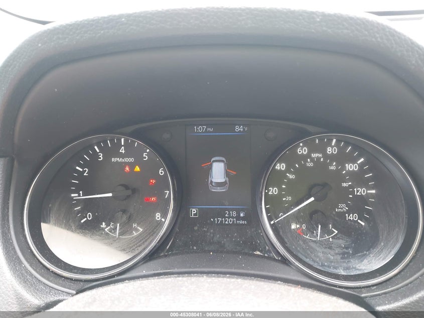 2020 Nissan Rogue VIN KNMAT2MT8LP530739 IAAI salvage auction — RIGHT REAR, Salvage Title, sold $1,650 on 2026-07-16 (photo 7)
