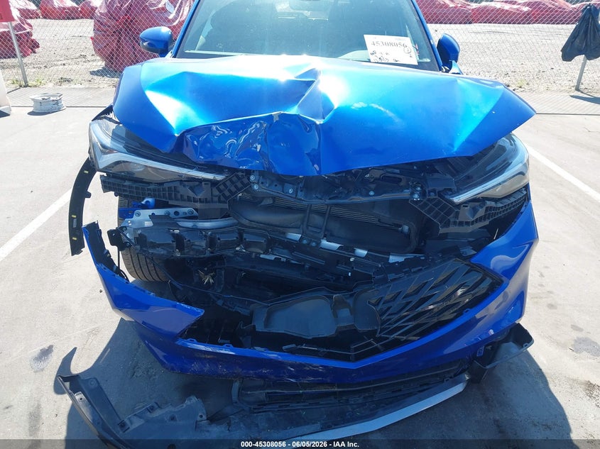 2025 Acura Adx VIN 3HDSA2H55SM703917 IAAI salvage auction — FRONT END, Salvage (North Carolina), sold $7,650 on 2026-07-24 (photo 6)