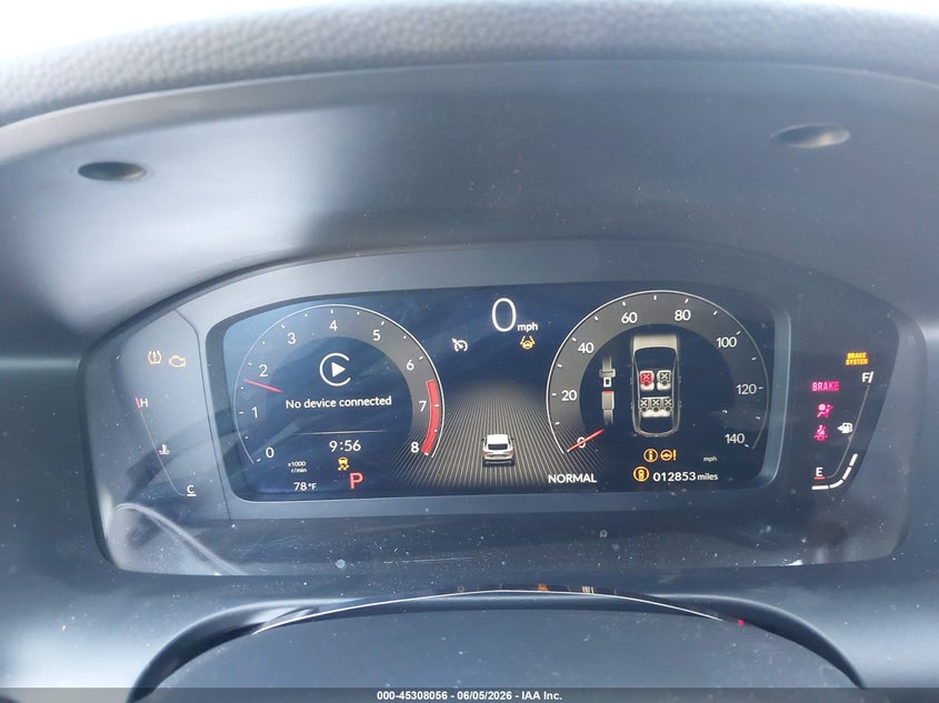 2025 Acura Adx VIN 3HDSA2H55SM703917 IAAI salvage auction — FRONT END, Salvage (North Carolina), sold $7,650 on 2026-07-24 (photo 7)
