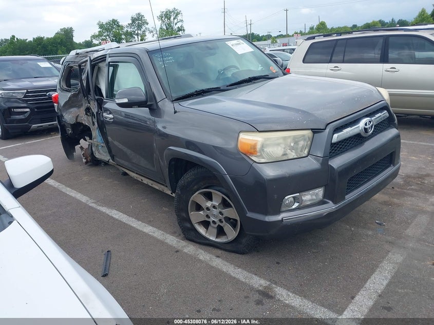 2011 Toyota 4runner VIN JTEZU5JR3B5014157 IAAI salvage auction — SIDE, Salvage (Tennessee), sold $3,950 on 2026-07-14 (photo 1)