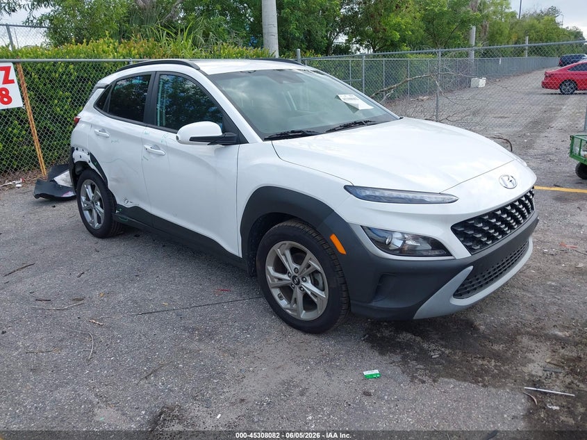 2023 Hyundai Kona VIN KM8K62AB9PU978949 IAAI salvage auction — RIGHT REAR, Salvage Title, sold $6,700 on 2026-07-06 (photo 1)