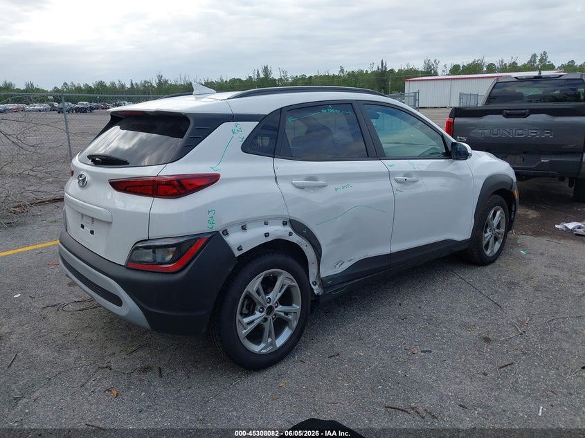 2023 Hyundai Kona VIN KM8K62AB9PU978949 IAAI salvage auction — RIGHT REAR, Salvage Title, sold $6,700 on 2026-07-06 (photo 4)