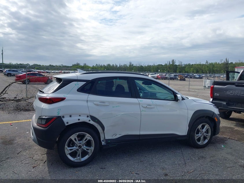 2023 Hyundai Kona VIN KM8K62AB9PU978949 IAAI salvage auction — RIGHT REAR, Salvage Title, sold $6,700 on 2026-07-06 (photo 6)