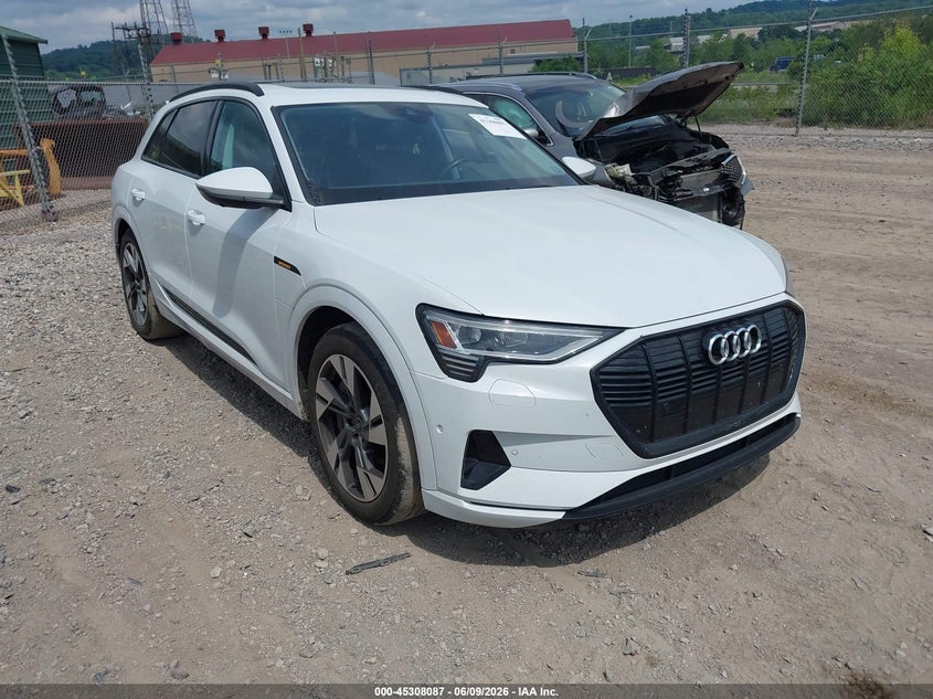 2022 Audi E-tron VIN WA1AAAGE7NB005095 IAAI salvage auction — LEFT SIDE, Salvage Title, sold $9,950 on 2026-07-16 (photo 1)