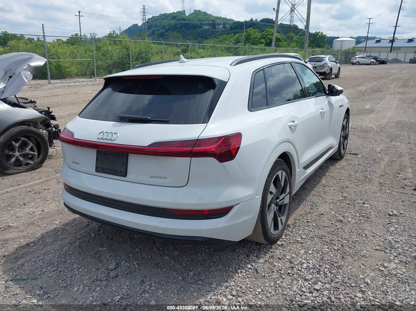 2022 Audi E-tron VIN WA1AAAGE7NB005095 IAAI salvage auction — LEFT SIDE, Salvage Title, sold $9,950 on 2026-07-16 (photo 4)