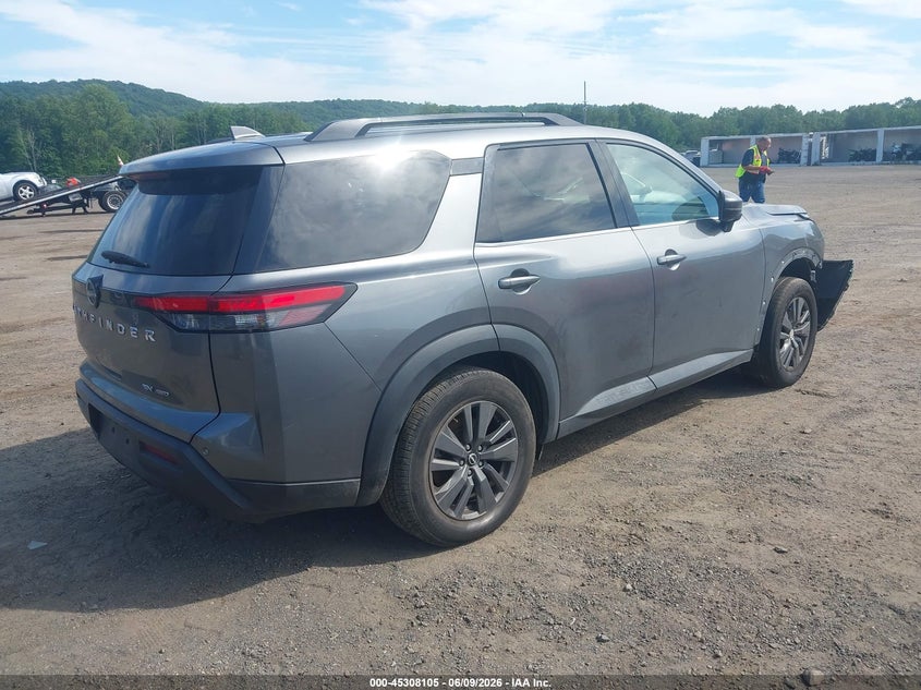2022 Nissan Pathfinder VIN 5N1DR3BC9NC214342 IAAI salvage auction — FRONT END, Salvage Title, sold $6,700 on 2026-07-09 (photo 4)