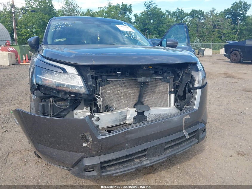 2022 Nissan Pathfinder VIN 5N1DR3BC9NC214342 IAAI salvage auction — FRONT END, Salvage Title, sold $6,700 on 2026-07-09 (photo 6)