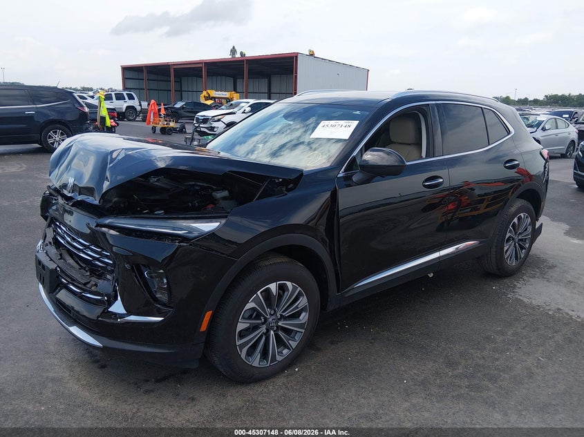2025 Buick Envision VIN LRBFZKE48SD022006 IAAI salvage auction — FRONT & REAR, Salvage (Illinois), sold $3,250 on 2026-07-28 (photo 2)