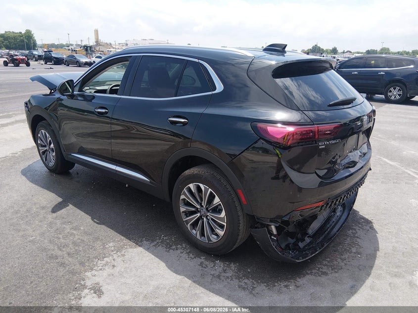 2025 Buick Envision VIN LRBFZKE48SD022006 IAAI salvage auction — FRONT & REAR, Salvage (Illinois), sold $3,250 on 2026-07-28 (photo 3)