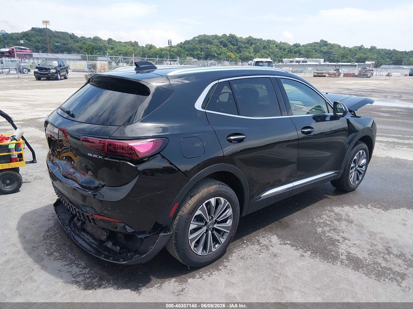 2025 Buick Envision VIN LRBFZKE48SD022006 IAAI salvage auction — FRONT & REAR, Salvage (Illinois), sold $3,250 on 2026-07-28 (photo 4)
