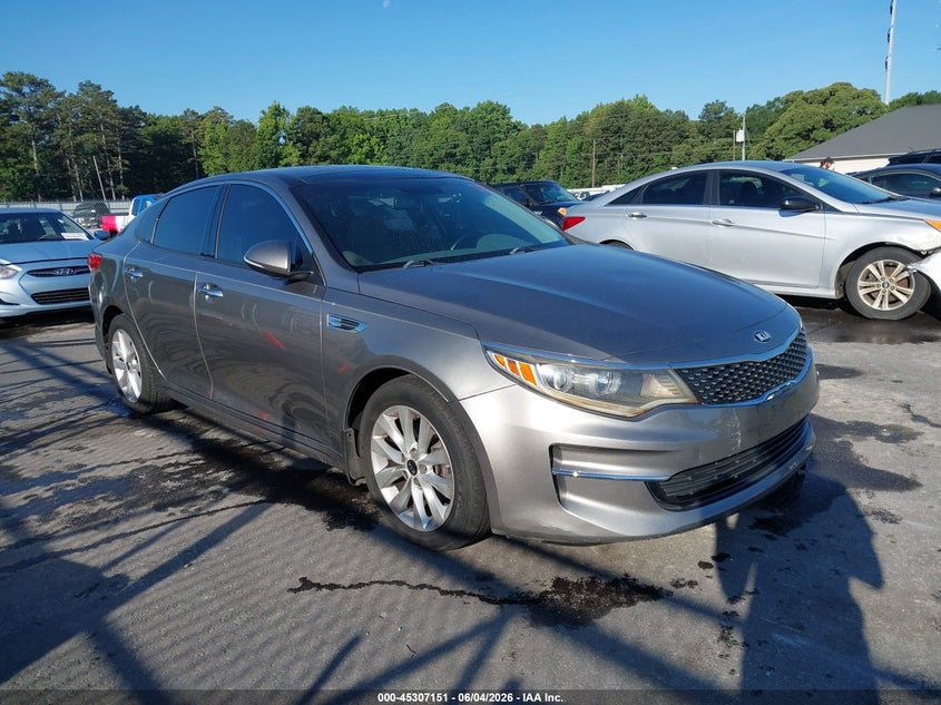 2018 Kia Optima VIN 5XXGU4L37JG247919 IAAI salvage auction — NORMAL WEAR, Repossession Paperwork (Georgia), sold $1,250 on 2026-07-22 (photo 1)