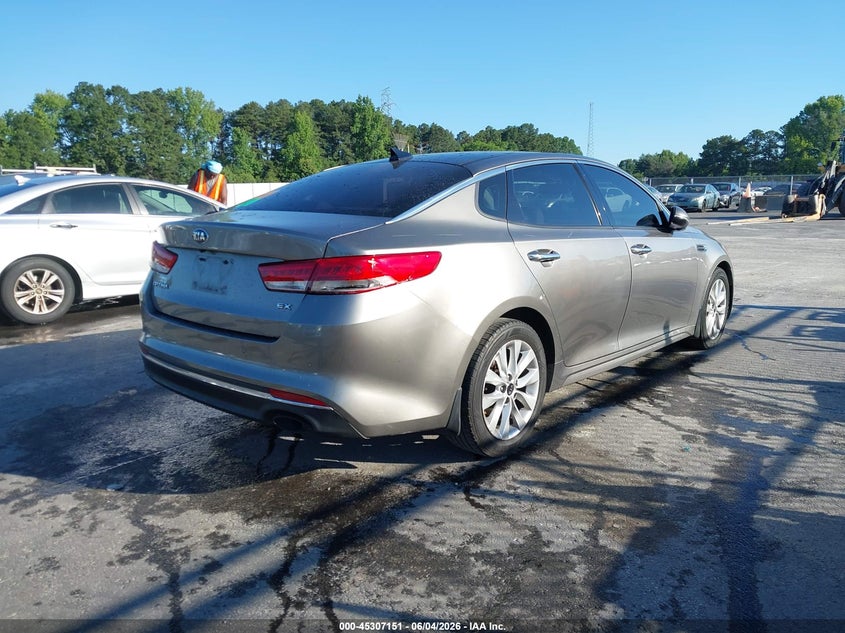 2018 Kia Optima VIN 5XXGU4L37JG247919 IAAI salvage auction — NORMAL WEAR, Repossession Paperwork (Georgia), sold $1,250 on 2026-07-22 (photo 4)