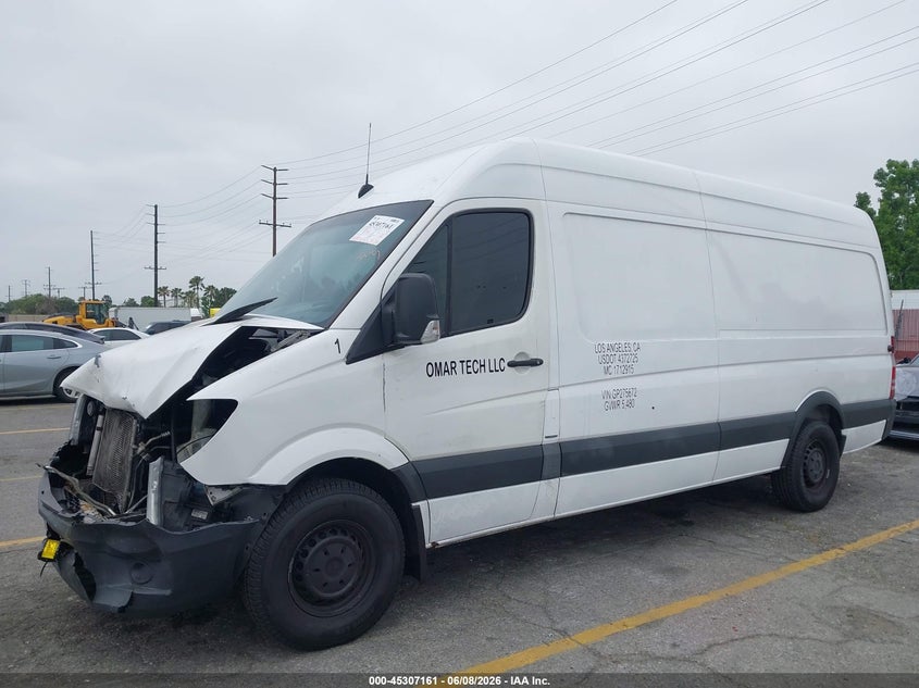 2016 Mercedes-benz Sprinter VIN WD3PE8DD8GP275672 IAAI salvage auction — FRONT END, Salvage Title, sold $1,300 on 2026-07-14 (photo 2)